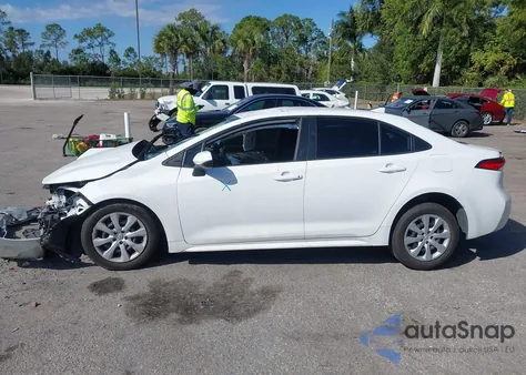 2021 Toyota Corolla Le из США, поврежденный, VIN 5YFEPMAEXMP150034